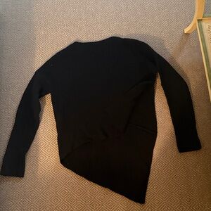 Brochu Walker Black Asymmetrical Sweater